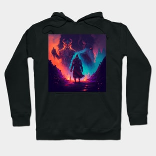 Valhalla Awaits Valheim Family Hoodie